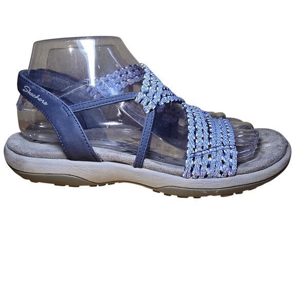 Skechers Women's Reggae Slim-Stretch Appeal-Z-Gore Slingback Sandals Size 8 EUC - Picture 5 of 8